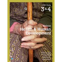 Nelson Health & Human Development VCE Units 3 & 4 Student Book with 4  Access Codes