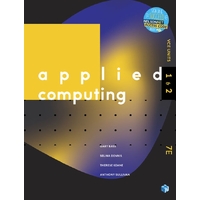 Applied Computing VCE Units 1 & 2 Student Book with 1 Access Code