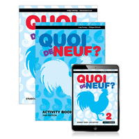 Quoi de Neuf ? 2 Student Book, eBook and Activity Book