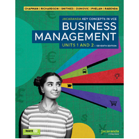 Jacaranda Key Concepts in VCE Business Management Units 1 and 2 7e learnON & Print & studyON