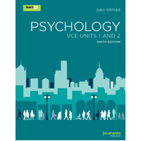 Psychology for VCE Units 1 and 2 9e learnON and Print