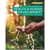 Jacaranda Key Concepts in VCE Health & Human Development Units 3 & 4 8e, learnON and Print