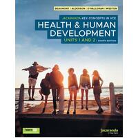 Jacaranda Key Concepts in VCE Health & Human Development Units 1 & 2 8e, learnON and Print