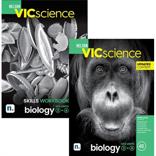 Nelson VicScience Biology VCE Units 3 & 4 Updated Student Pack