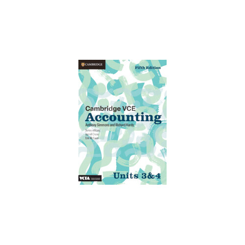 Cambridge VCE Accounting Units 3&4 Print Bundle