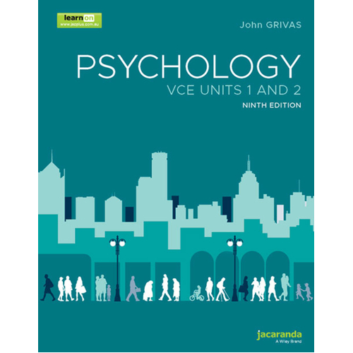 Psychology for VCE Units 1 and 2 9e learnON and Print