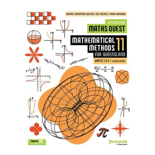 Jacaranda Maths Quest 11 Mathematical Methods Units 1&2 for Queensland, 2e learnON & Print