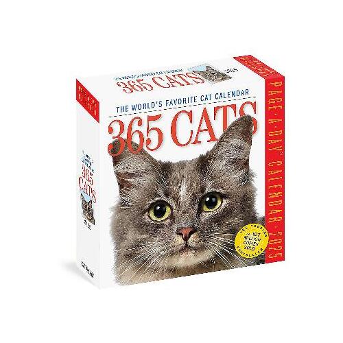 365 Cats Page-A-Day Calendar 2025: The World's Favourite Cat Calendar