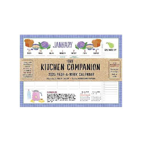 The Kitchen Companion Page-A-Week Calendar 2025: It's Magnetic! Perfect for the Fridge, Wall, or Desk