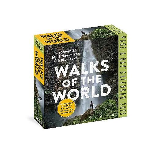 Walks of the World Page-A-Day Calendar 2025: Discover 25 Epic Treks & Multiday Hut-to-Hut Hikes