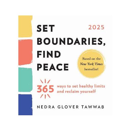 2025 Set Boundaries, Find Peace Boxed Calendar: 365 Ways to Set Healthy Limits and Reclaim Yourself